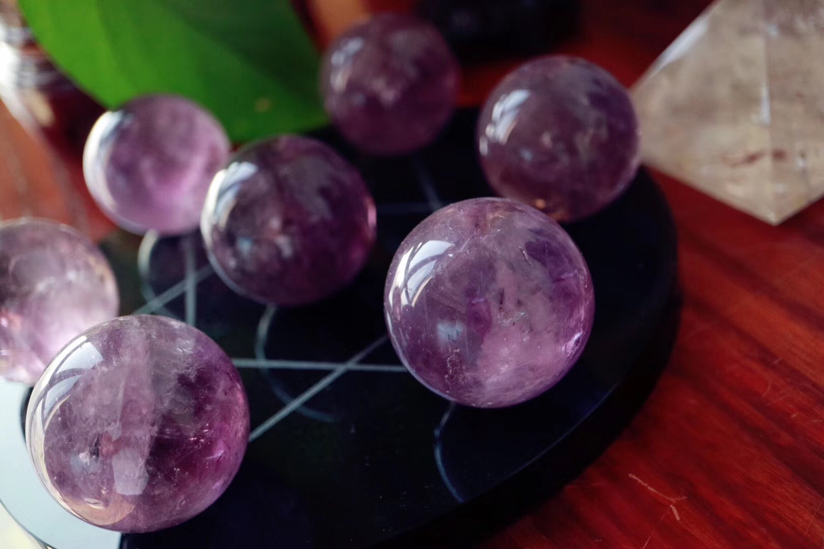 紫水晶球七星阵圆你心中所想美梦成真