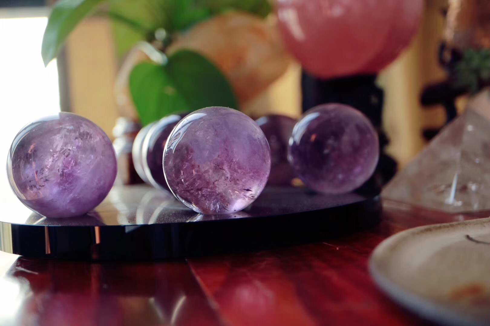 紫水晶球七星阵圆你心中所想美梦成真